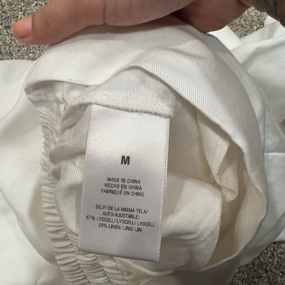 Favorite daughter THE REBOUND LINEN-BLEND PANT IN WHITE medium - Picture 5 of 6